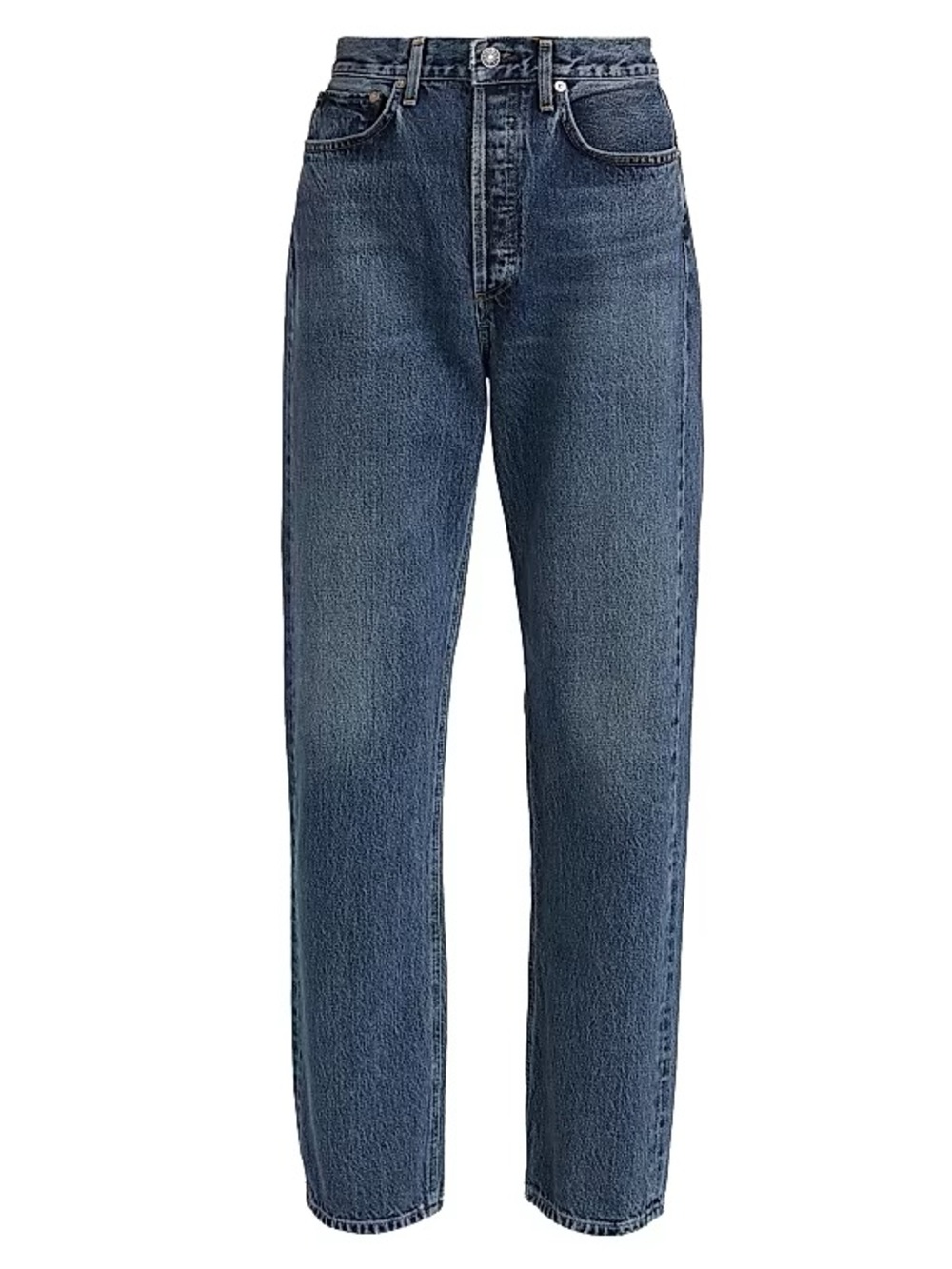 Agolde 90s Pinch Waist Medium Wash High Rise Straight Jeans Size 26